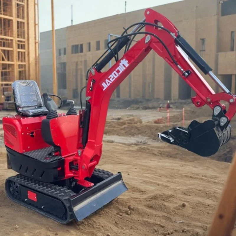 

China Customized Mini Excavators 1200kg EPA Small Digger Micro Digging Machine home use Hydraulic Crawler Mini Excavator 1.2Ton