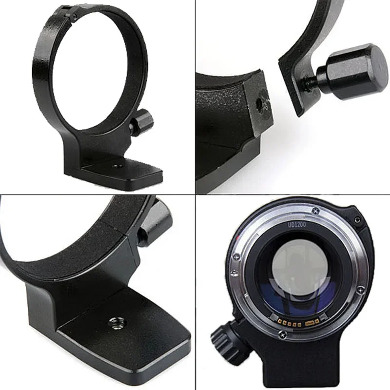 Metal Tripod Mount Collar Ring Adapter for DSLR Camera Nikon Nikkor AF-S 80-200mm f / 2.8D Black