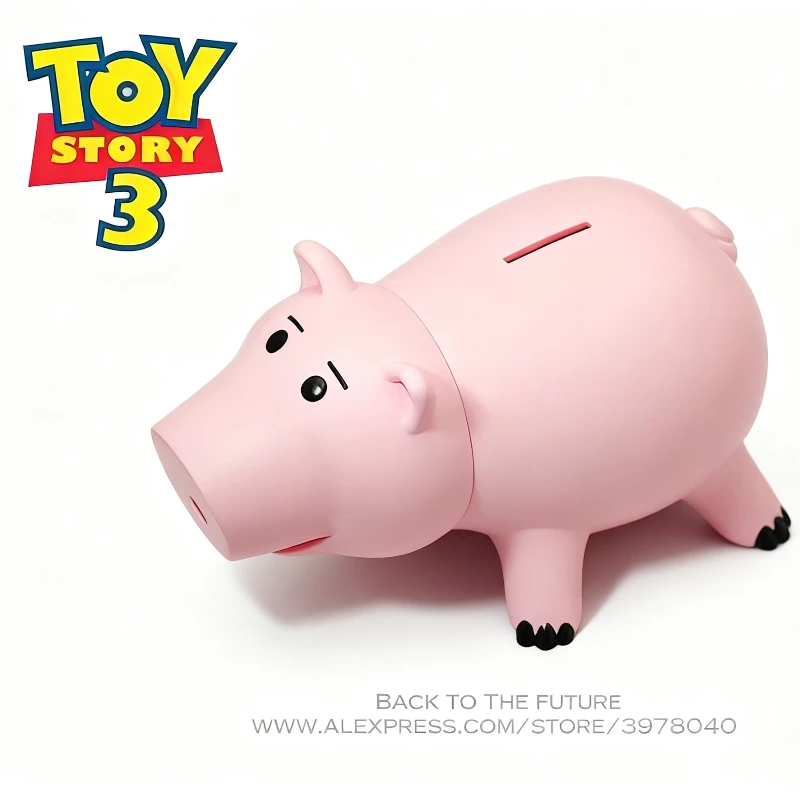 جديد ديزني قصة لعبة 4 لحم الخنزير البنك Q الطبعة 21 سنتيمتر بولي كلوريد الفينيل الوردي أصبع البنك حصالة كعكة الحلي نموذج هدايا الأطفال #4