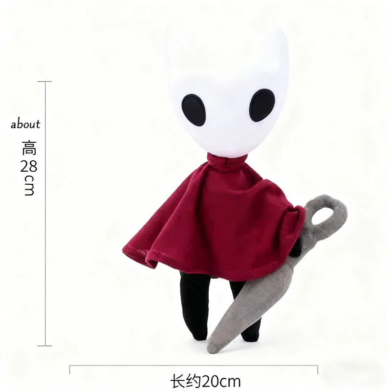 Nuevo Adorable juguete de peluche de Hornet de dibujos animados, Caballero hueco, Silksong, juego de peluche, mercancía, Hornet para niños, regalo de cumpleaños y Halloween
