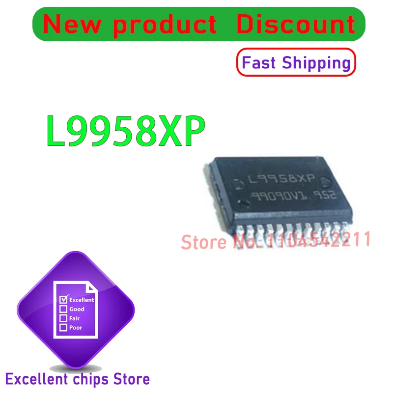 2~10pcs/lot New Original L9958XP SSOP-24 L9958X SSOP24 L9958 9958XP 9958 In Stock