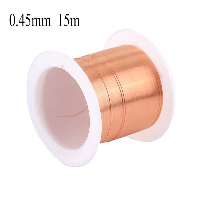 Spulen-Kupferdraht, 0,1 mm, 0,2 mm, 0,3 mm, 0,4 mm, 0,5 mm, 0,6 mm, 0,7 mm, 0,8 mm, 1,20 mm, Kabel, Kupferdraht, Magnetdraht, emaillierter Kupfer-Wickeldraht