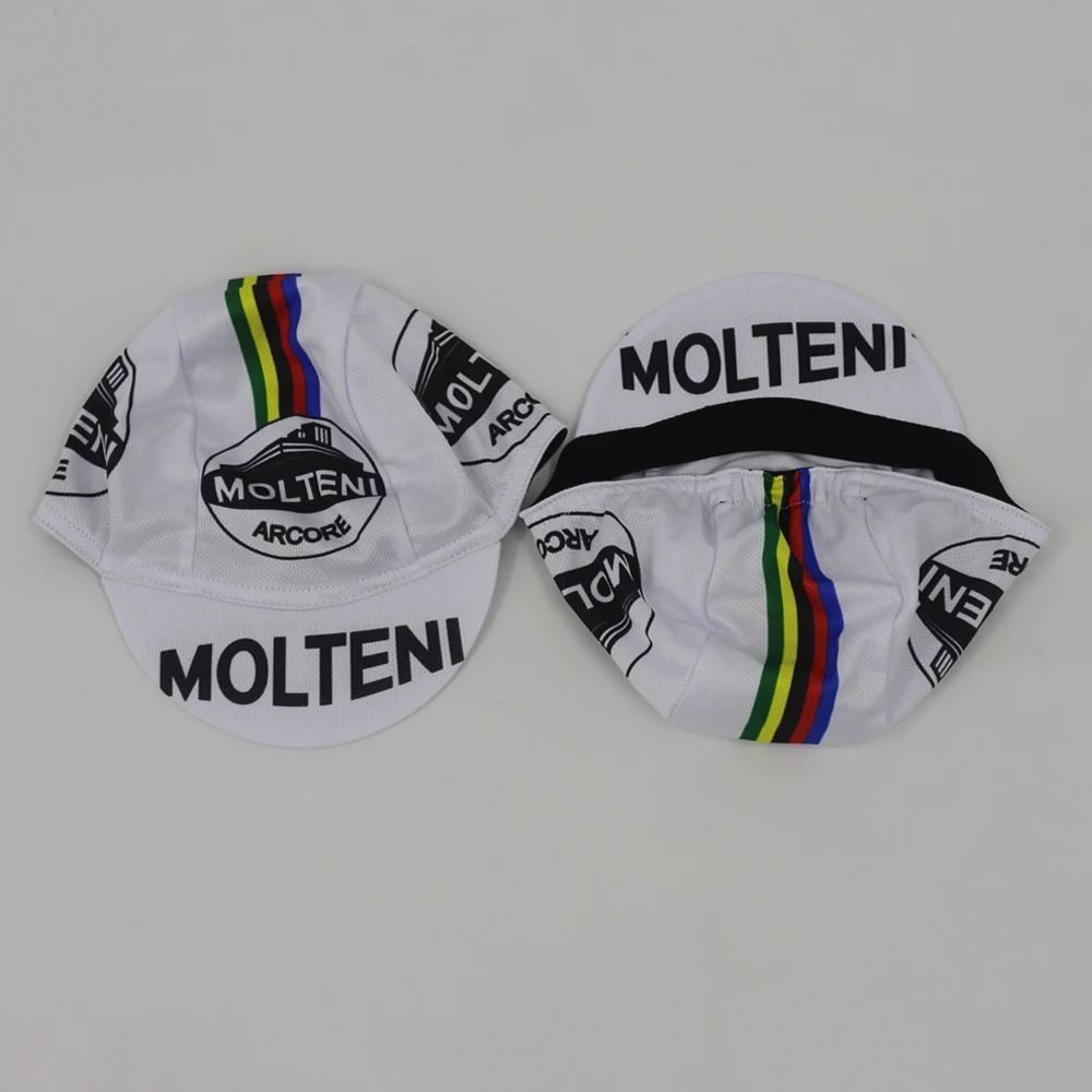 Retro Team Molteni Cycling Cap Breathable Sun Protection Outdoor Sports Hat Unisex