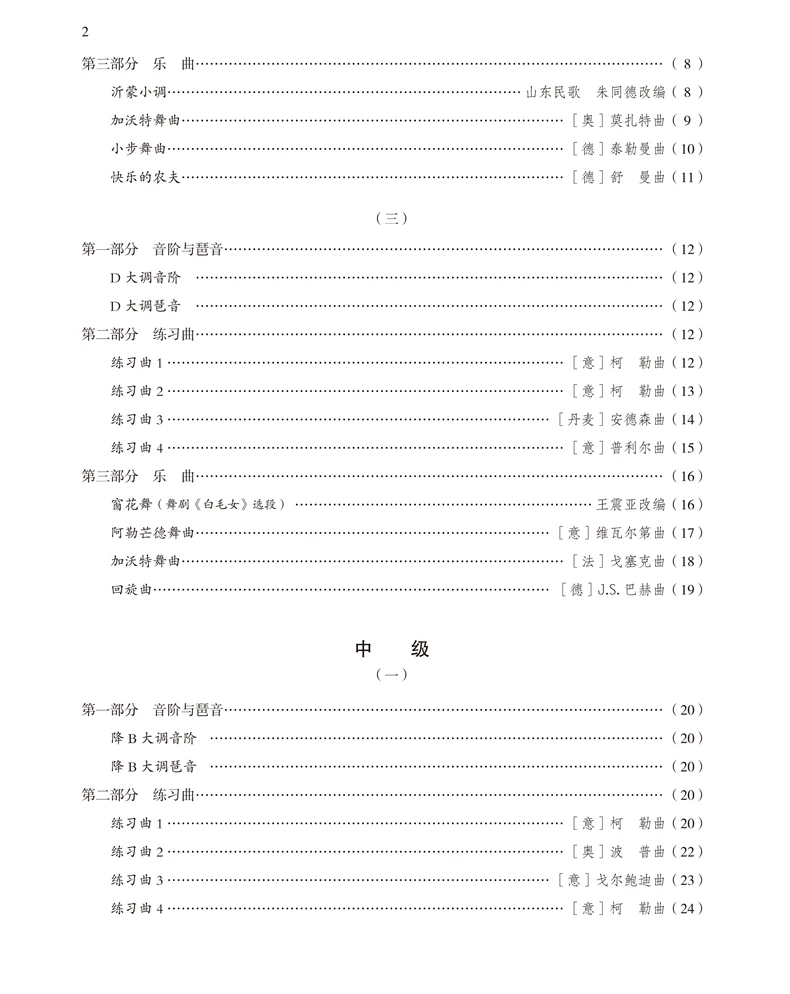 클래식 중국 및 외국 플루트 노래 모음, 음악 재생 책