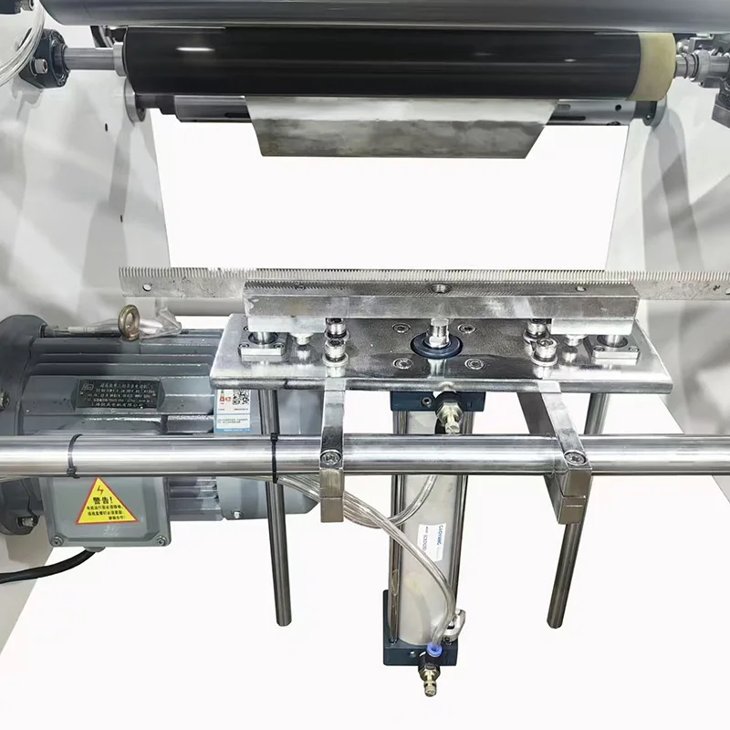 500 Type High-Speed Semi-Automatic Aluminum Foil Double Station Silicon Oil Paper Rewinding Machine for Sale