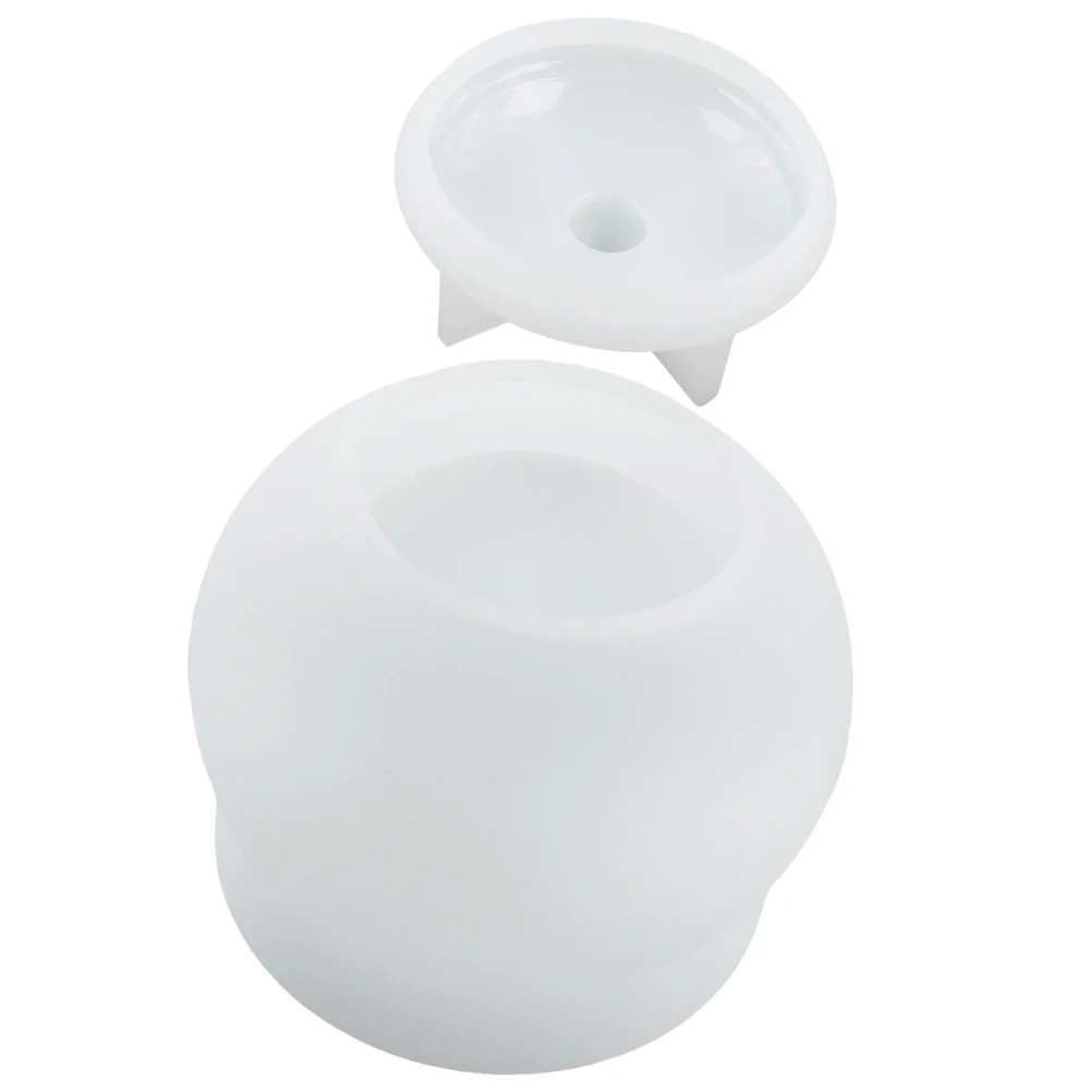 

Non-Stick DIY Silicone Mold Jewelry Pot Resin Crystal Jar Mold Durable Organizer Trinket Holder Adornment Mould