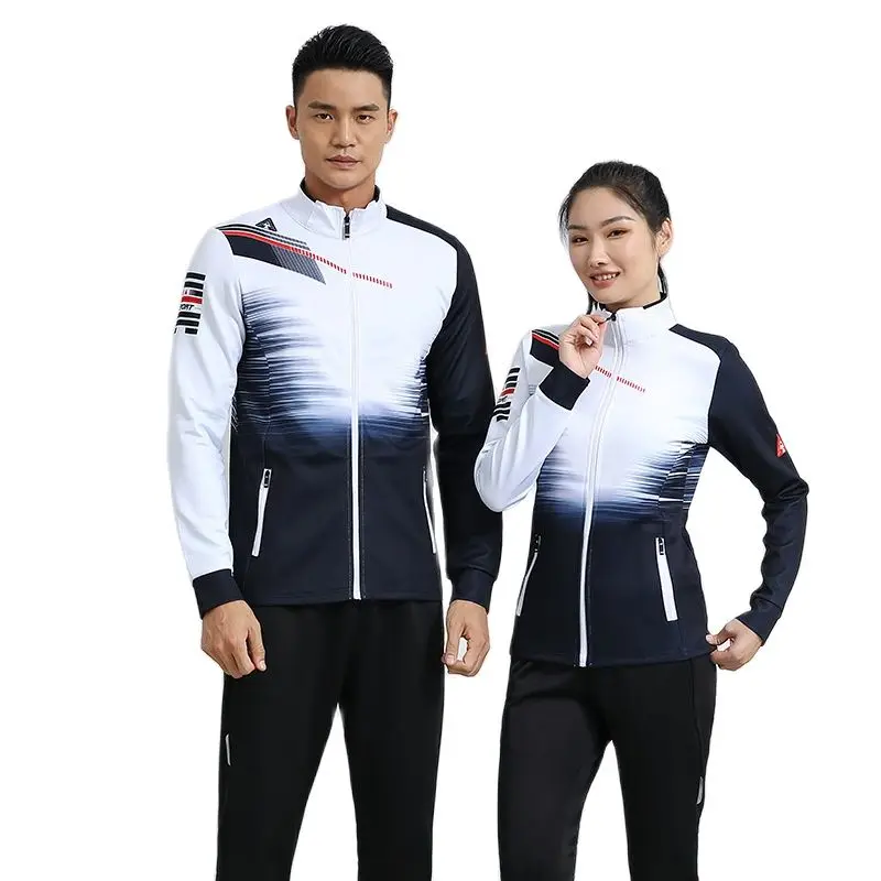 

Autumn Winter Long sleeve Badminton Jerseys & Pants Men & Women Badminton Training Suits Shuttlecock Tennis Tracksuit Sportswear