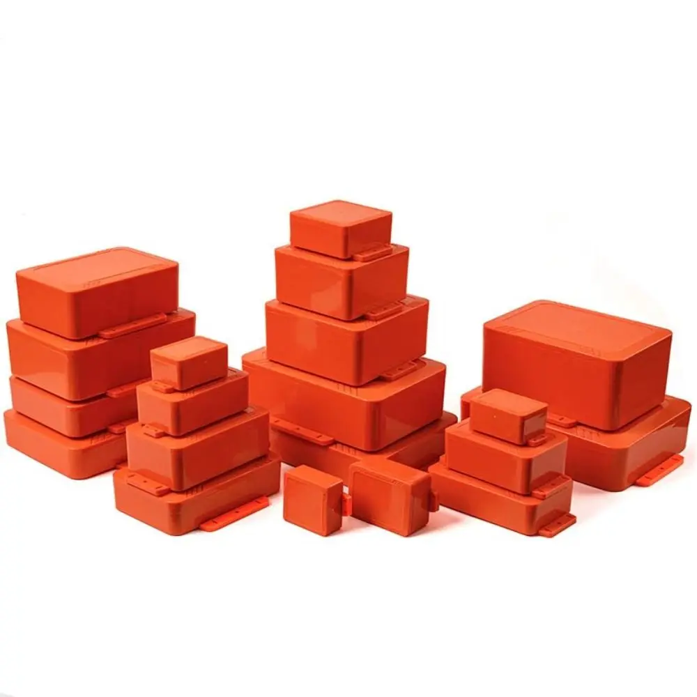 

IP67 Waterproof Enclosure Junction Housing Box ABS Plastic Orange Color Electronic Project Case Electrical Project Box