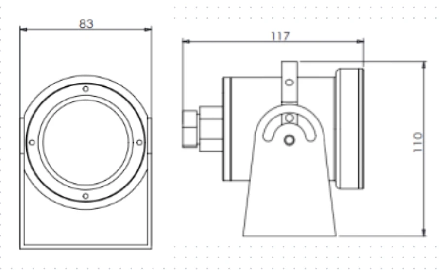 กล้องวงจรปิดแบบเครือข่ายอินฟราเรด 4MP ป้องกันการระเบิด 316L IP68 สำหรับเรือ ได้รับการรับรอง ATEX และ IECEX