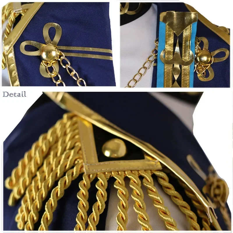 Ensemble Stars Knights Anime Cosplay Costume Tsukinaga Leo Sena Izumi Suou Tsukasa Narukami Arashi Sakuma Ritsu Wig Unifo - view 4
