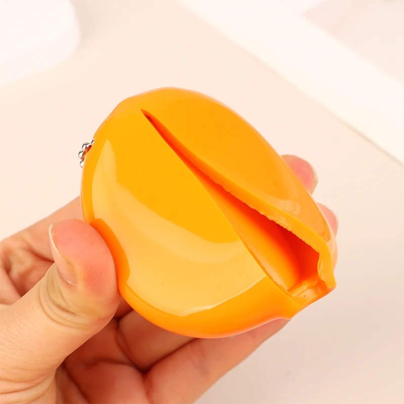 Silicone Mini Round Coin Holder Case Coin Purses Women Girls Fashion Coin Purse Wallet For Kids Women Ladies Candy Color