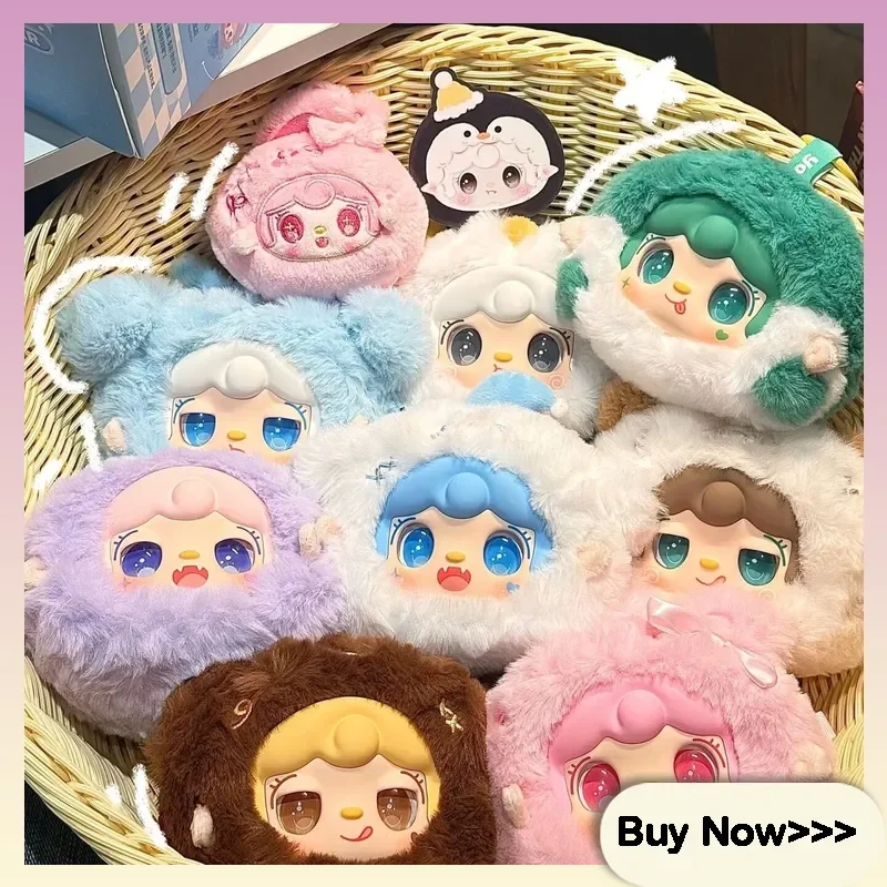 

Yooki V6 Ocean Baby Series Plush Blind Box Doll Collectible Bag Pendant Keychain for Fashion Toys Desktop Decoration Cute Gift