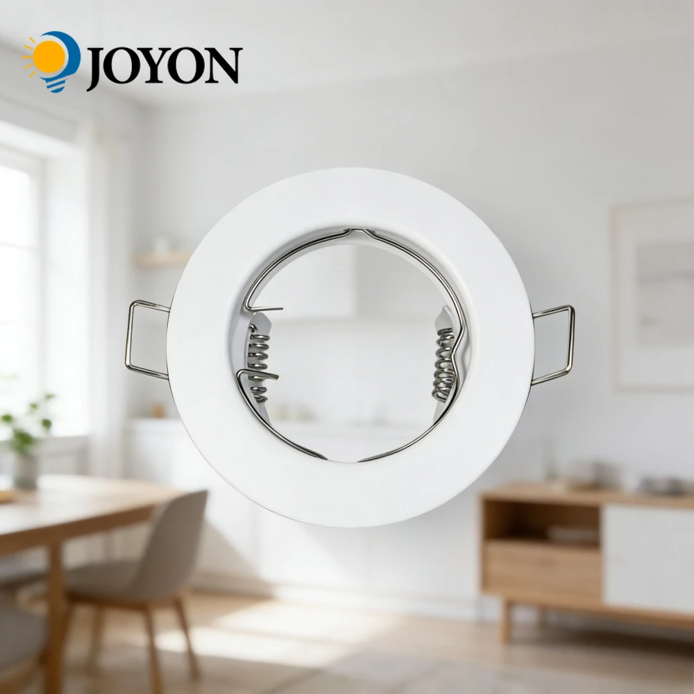 

JOYON Корпус светодиодного потолочного светильника 60 мм GU10 Рамка Встраиваемый светильник Круглый цинковый сплав Вырезанный точечный светильник Потолочный светильник