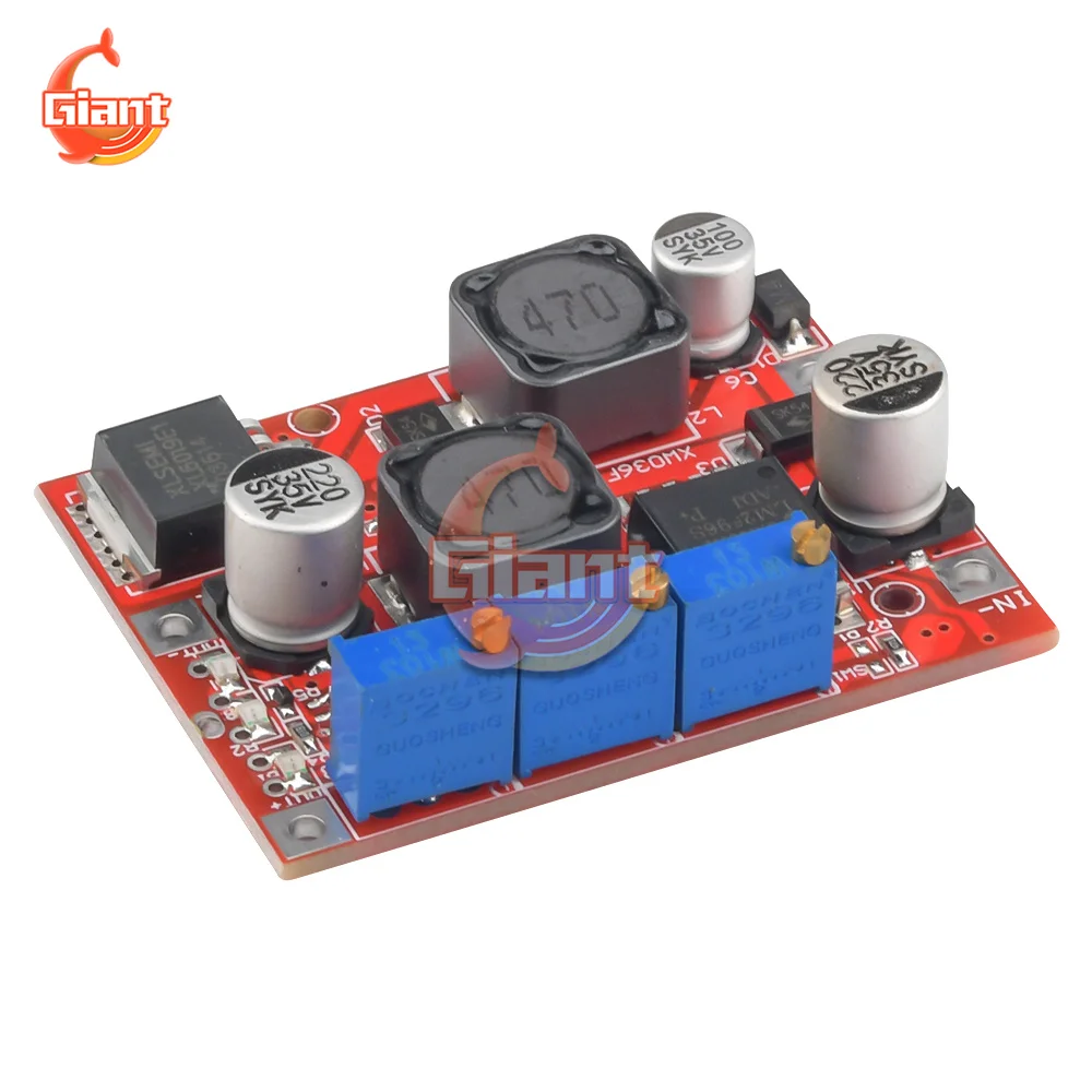 LM2577/ LM2596 Solar Energy Automatic DC Buck Step Down Boost Step Up Power Supply Module Current Voltage Regulator Converter