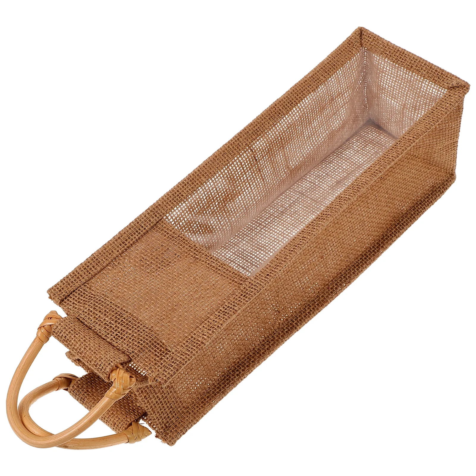 

Gift Bag Bottle Packaging Bags Reusable Carrier Tote Foldable Soft Handle Holder for Birthday Wedding