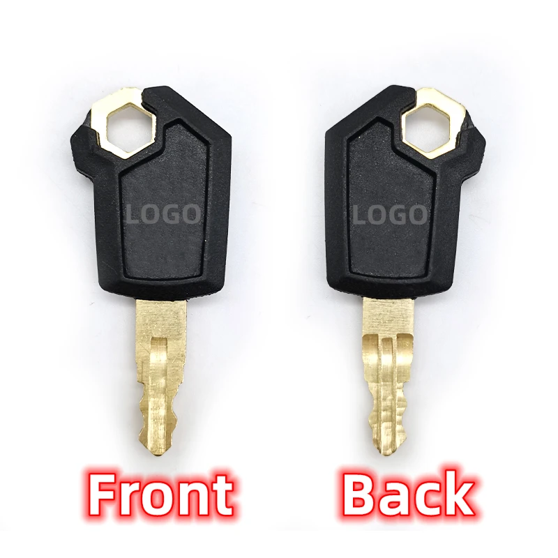 2PCS ignition start and door lock high quality key Key ,For Caterpillar Cat Excavator Dozer Loader 5P8500 with CAT logo