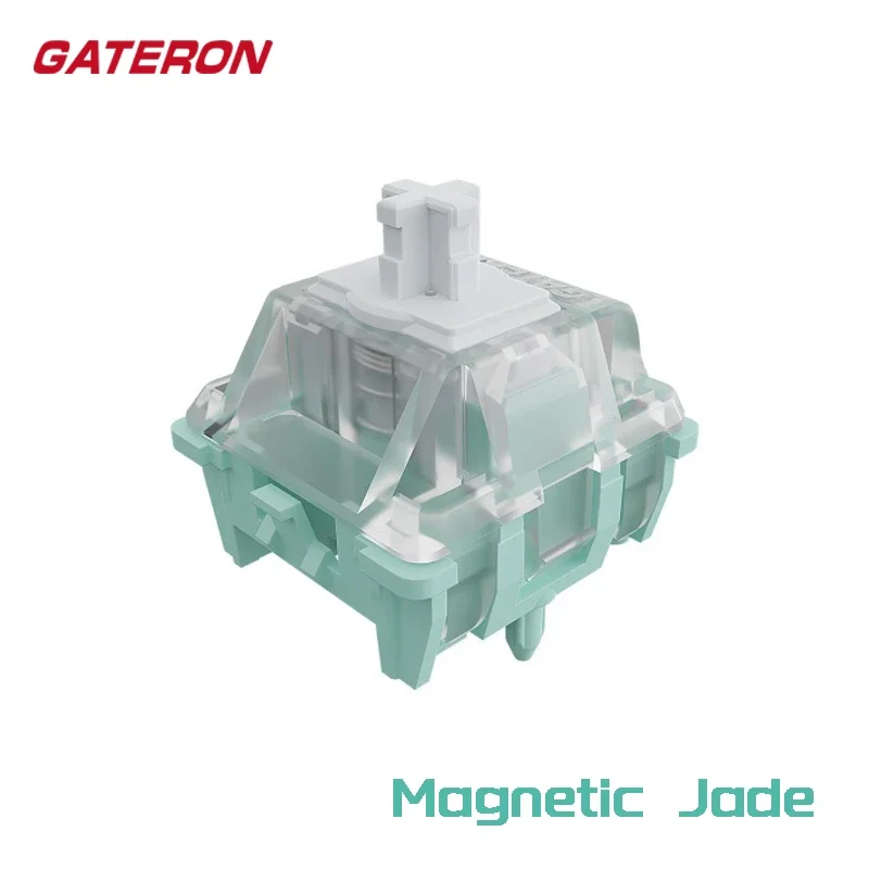 Gateron Magnetic Jade Switch Magic Jade Switch Linear for Magnetic mechanical keyboard HIFI Pre Lubed 30g POM PC PA66 Hall