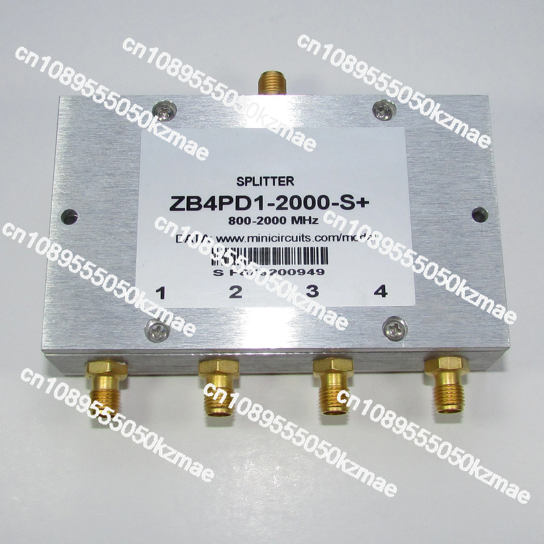 ZB4PD1-2000-S + 800-2000MHz SMA RF One Minute Four Power Divider