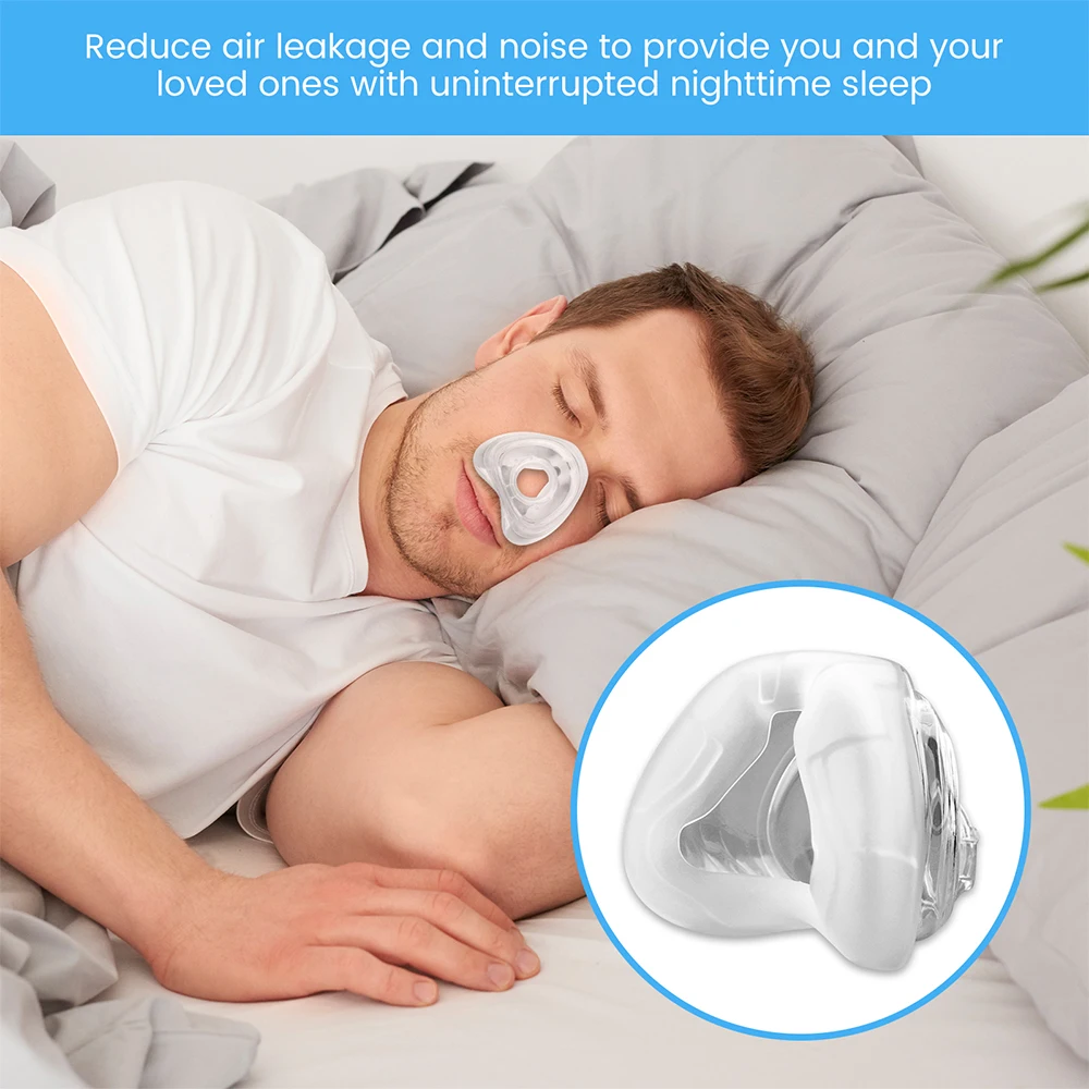 Replacement Nose Mask Compatible with Air Fit/Air Touch N20 CPAP Nasal Mask Use for Homeuse Ventilator Machine Accessories view 4
