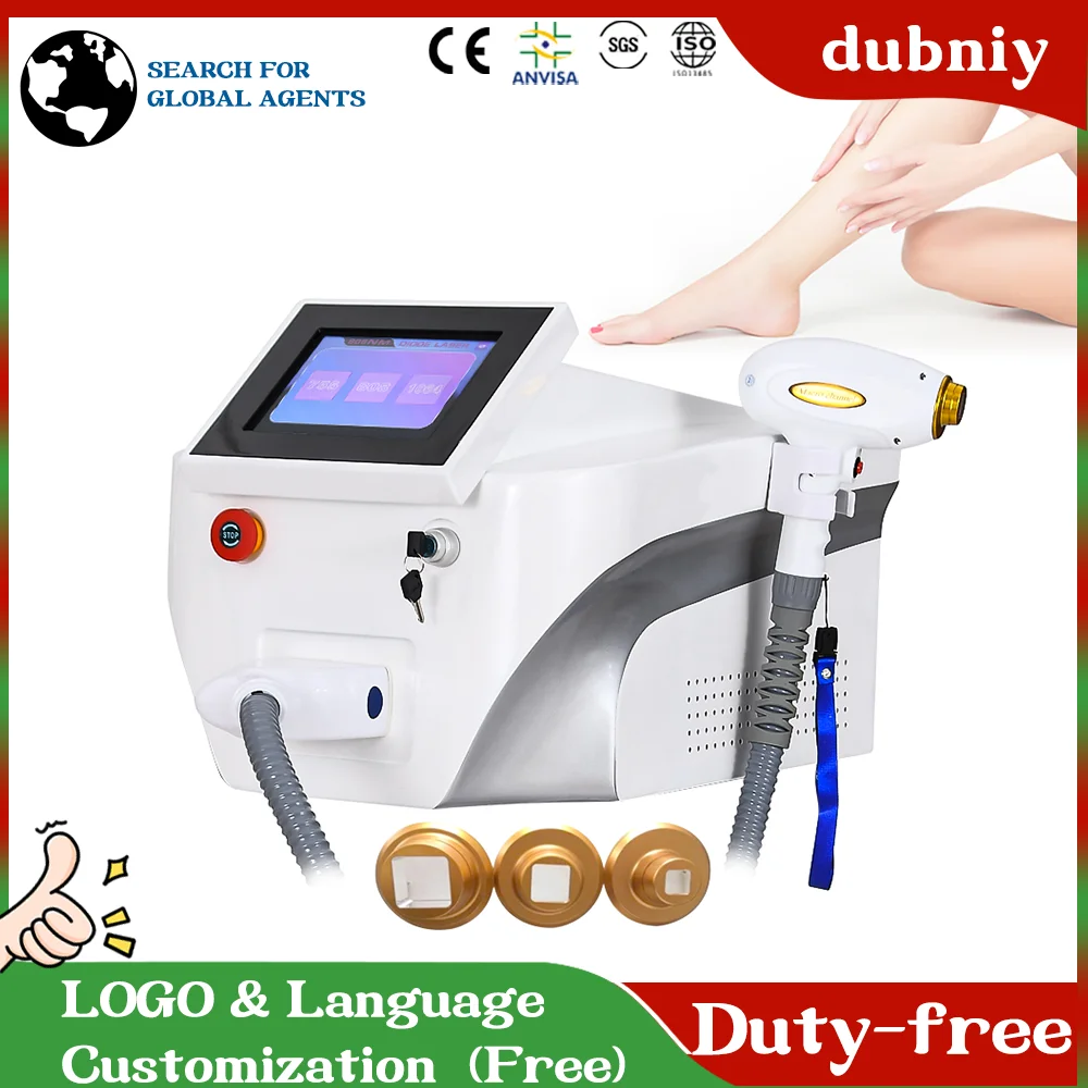 Hot Selling Portable Professional Painless Ice Hair Removing Diode Laser Permanent Hair Removal Machine Beauty Machine For Salon