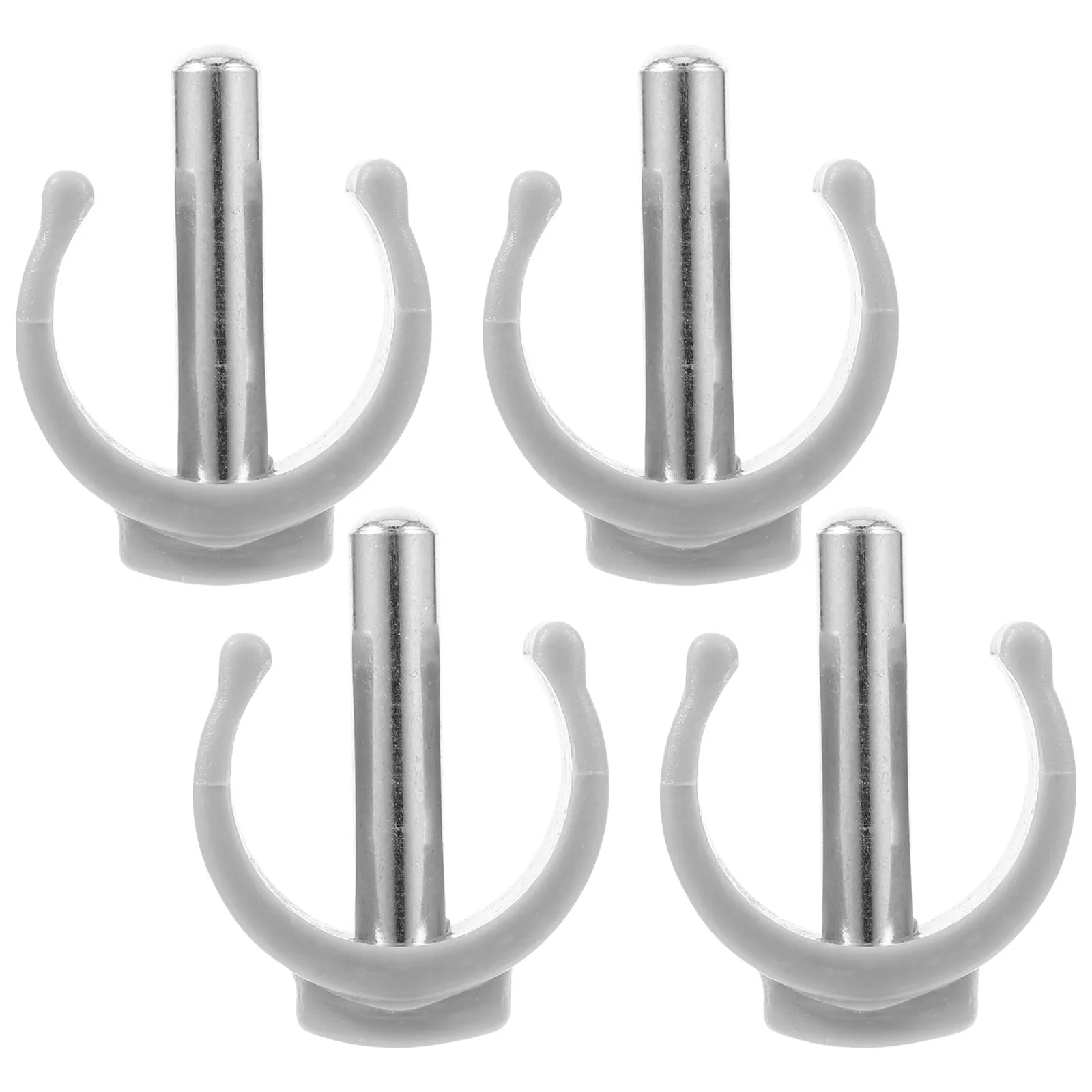 

4 шт. пластиковые зажимы-пряжки C-образной формы для костылей и тростей, сменные крепления