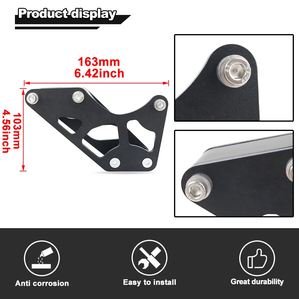 Fit For Suzuki DR650 DR 650 1996-2021 2022 Motorcycle Black Chain Slider Guide Guard Sprocket Chain Cover Protector Protection