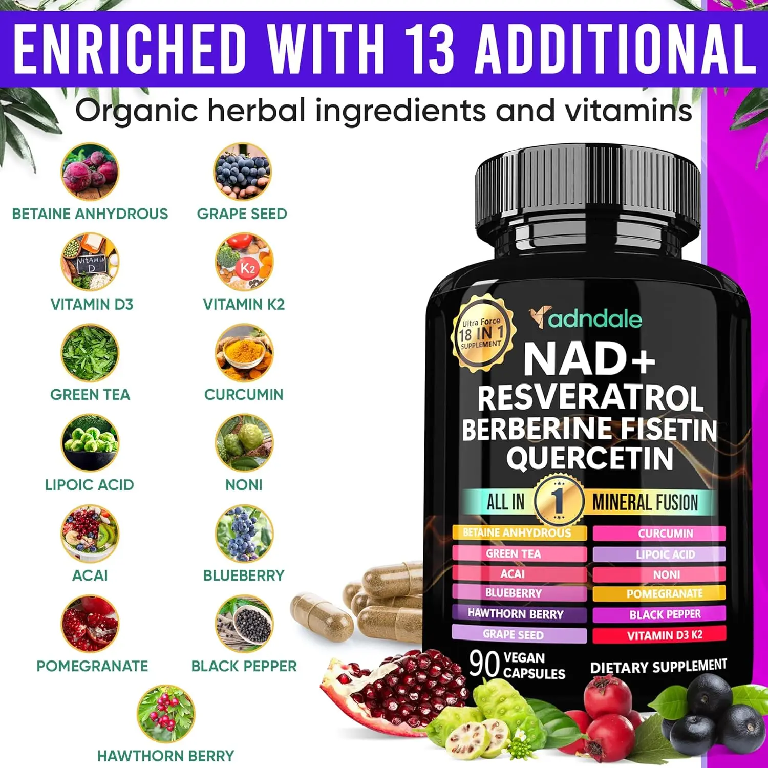 90pcs NAD Supplement - Longevi - Longevity Health & Wellness Hotel recensie en prijs
