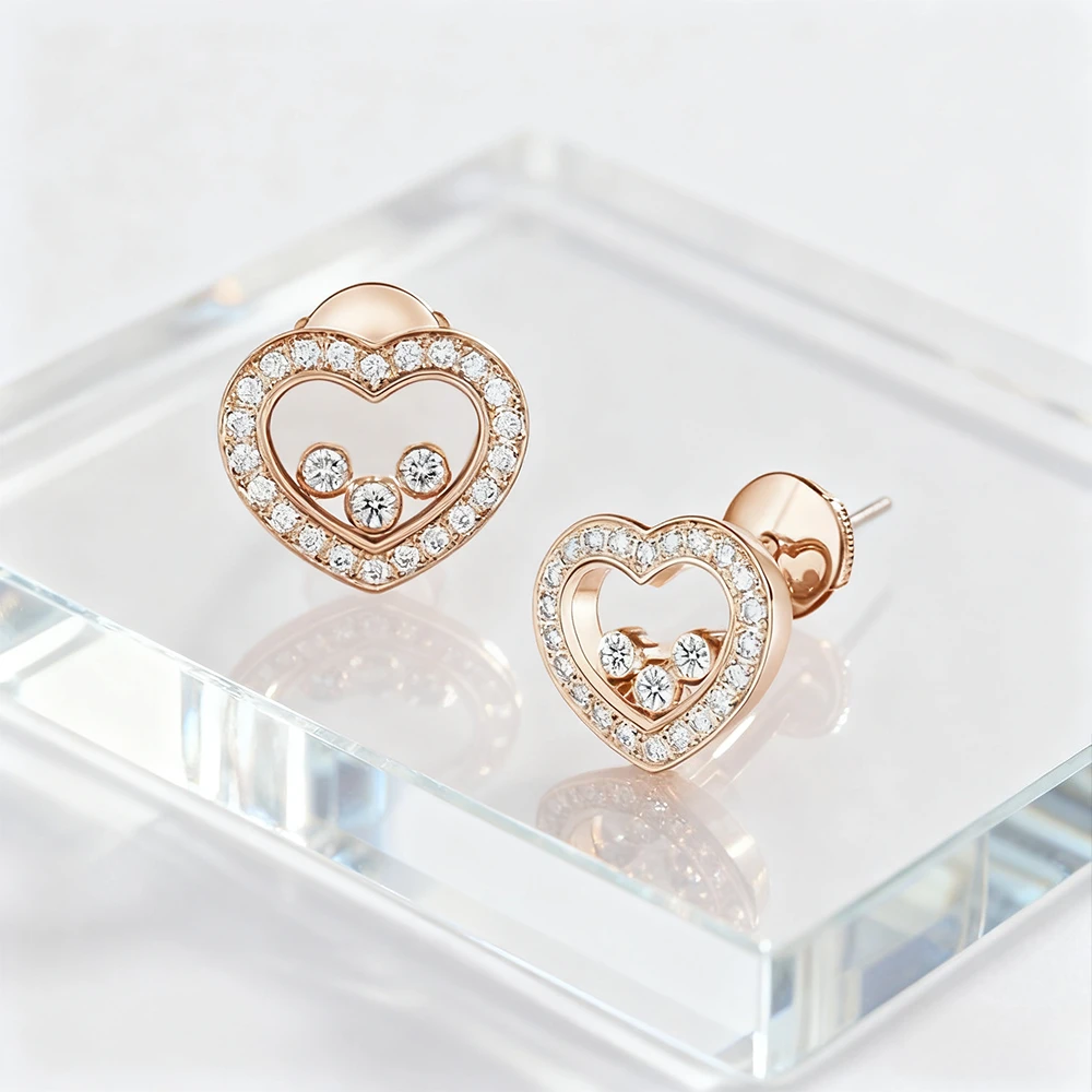 

2025 Trendy Jewelry boutique love earrings simple fashion temperament earrings engagement wedding party couple Christmas gifts