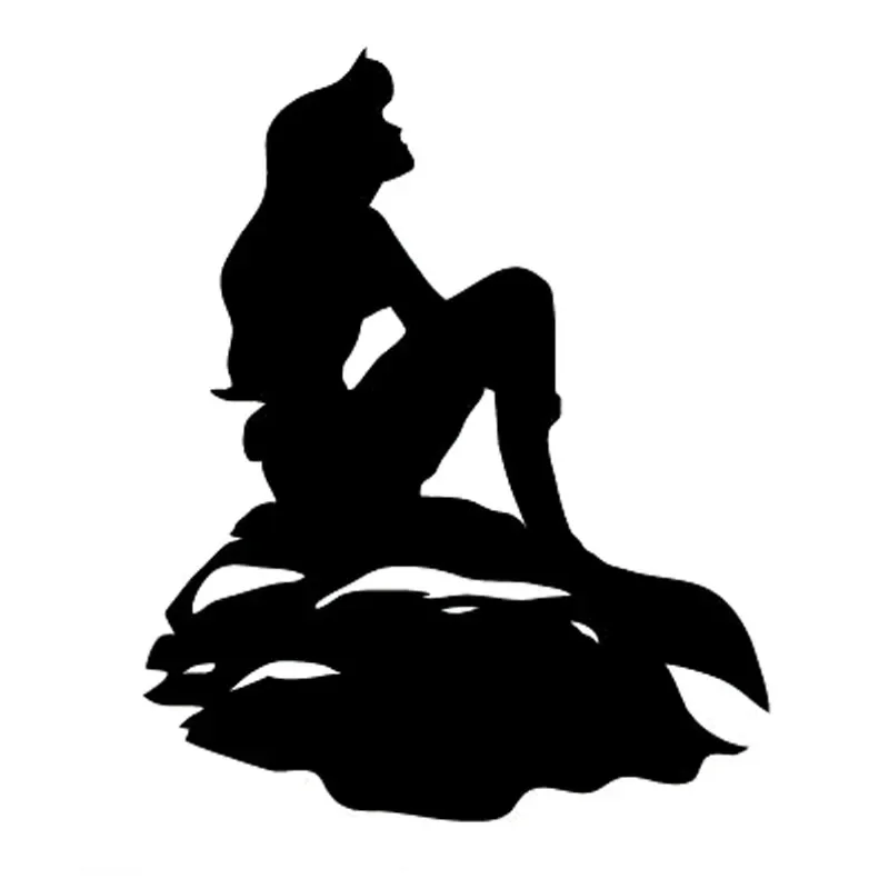 

Creativity Mermaid Modeling Silhouette Personality Car Stickers PVC Fashion Auto Window Bumper Waterproof Decals Decor