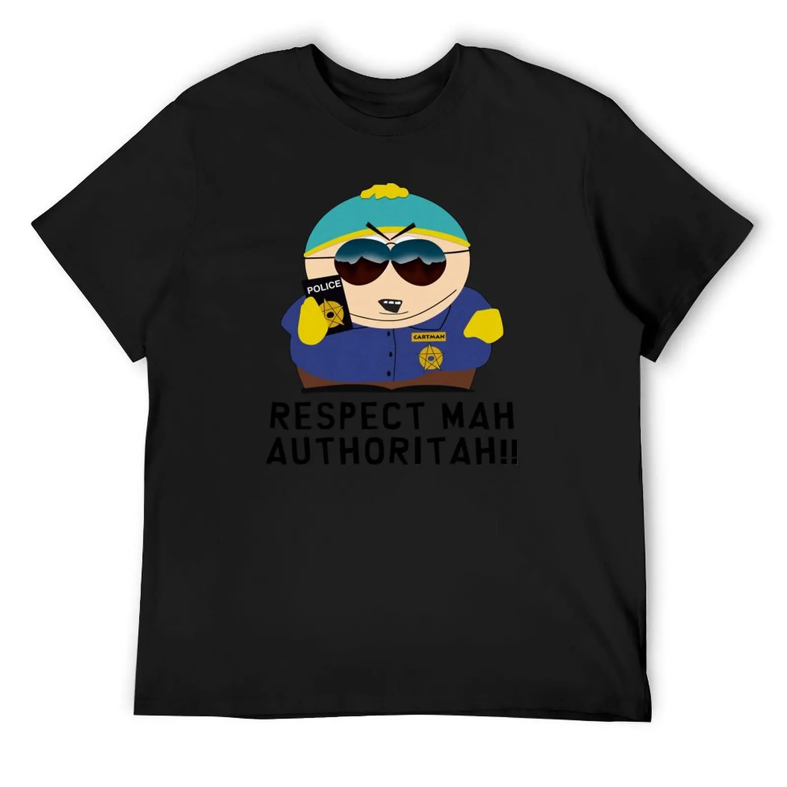 RESPECT MAH AUTHORITAH! Temporary design T-Shirt plain oversized summer tops mens t shirts