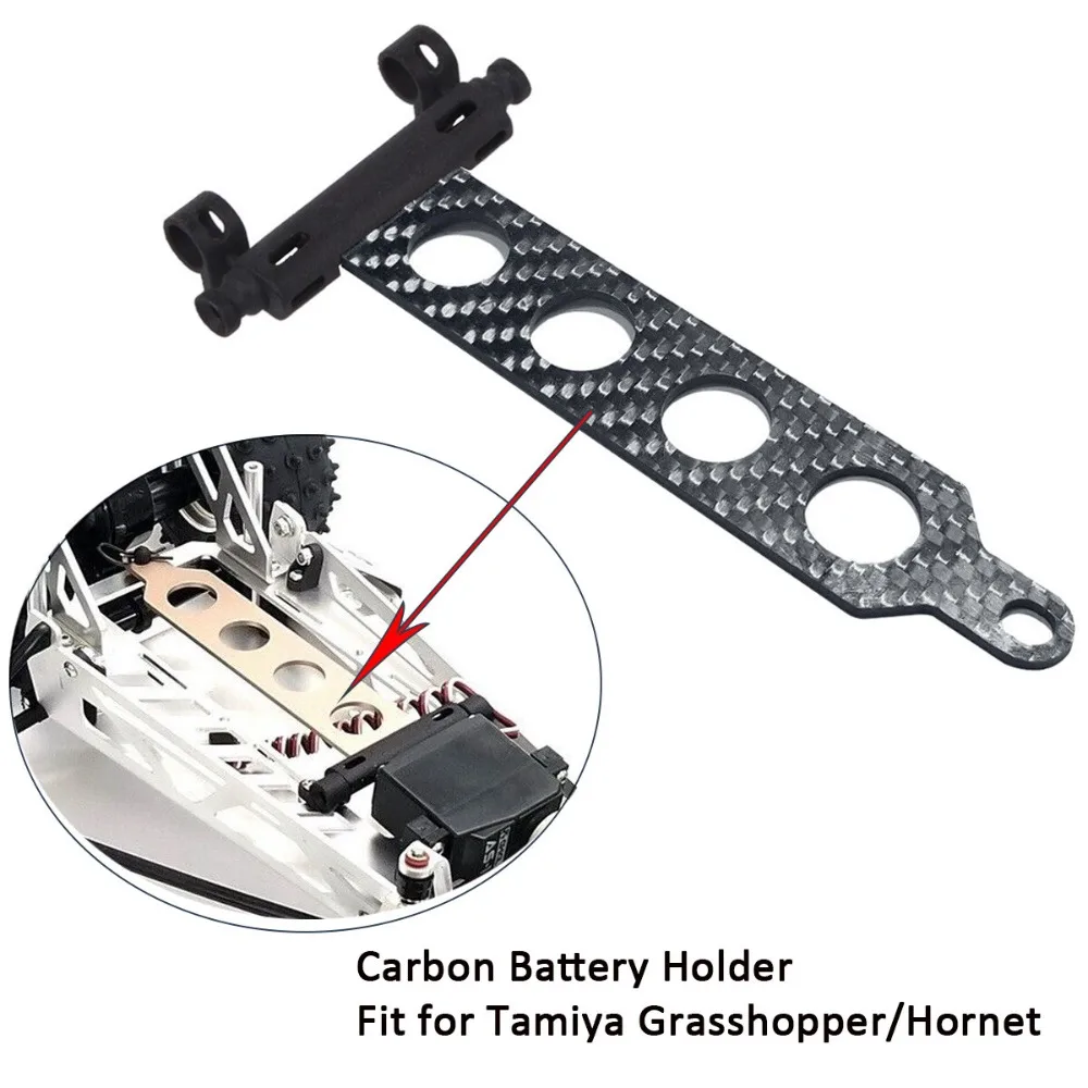 

Carbon Fiber Battery Holder/Plate Fit for Tamiya Grasshopper Hornet RC Car