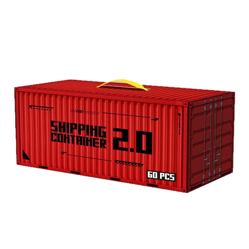 مجموعة ألعاب شاحنة حاوية معدنية محاكاة التراجع سيارة مع مجموعة نماذج السيارات الصغيرة هدية