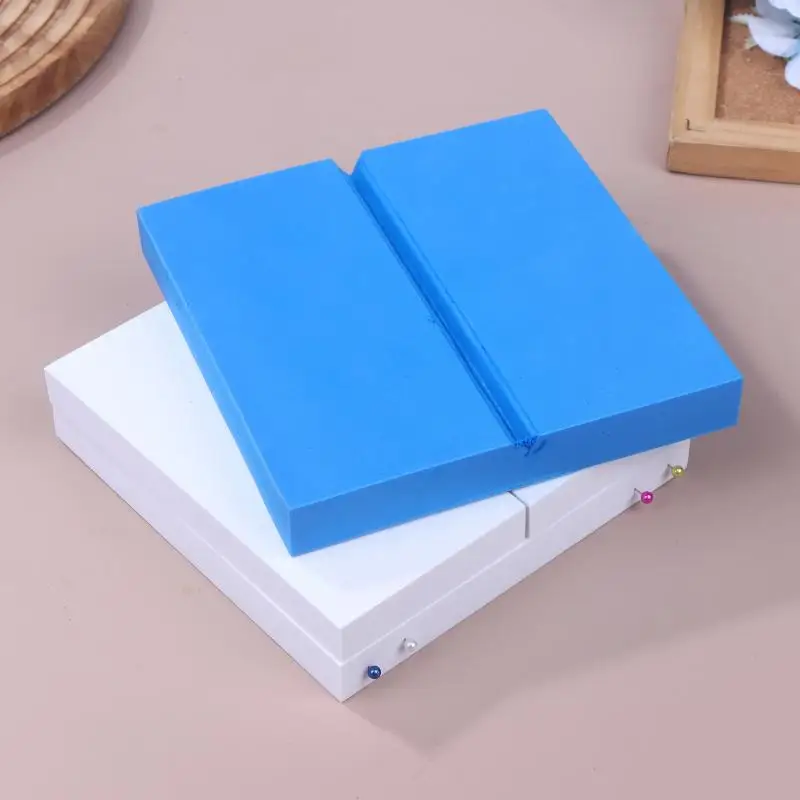 【E】Weiß/blaues Insekten-Steckbrett, doppelseitige kombinierte Teller aus EVA-Schaum, Pose-Insektenbretter, Schmetterlings-Spreizflügel – Detail 4