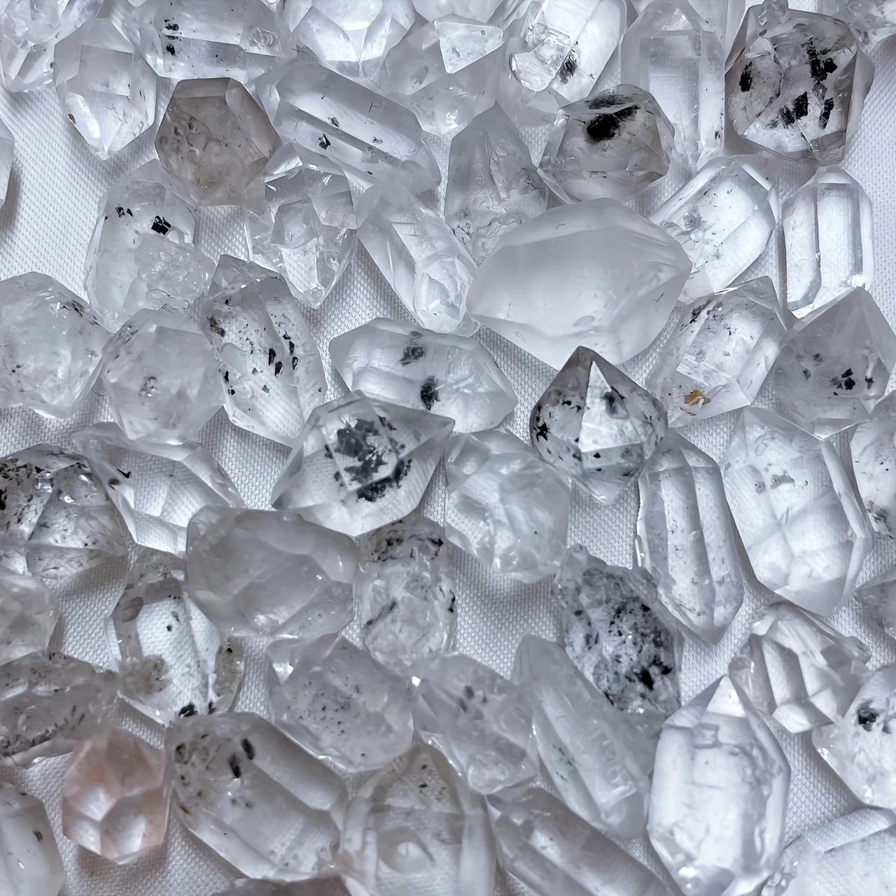 20/50/80g Natural Herkimer, Raw Double Terminate, Ideal for Jewelry Additions And Parts