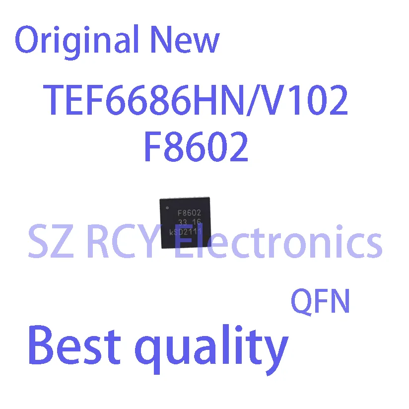 (2-5 PCS)NEW TEF6686HN/V102 TEF6686HN/V102K TEF6686HN Top Mark F8602 IC Chip electronic