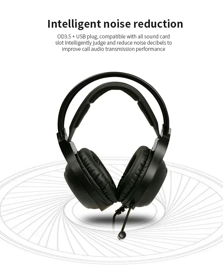 Casque de jeu basse stéréo document unique T-RGH201 T-DAGGER de haute qualité