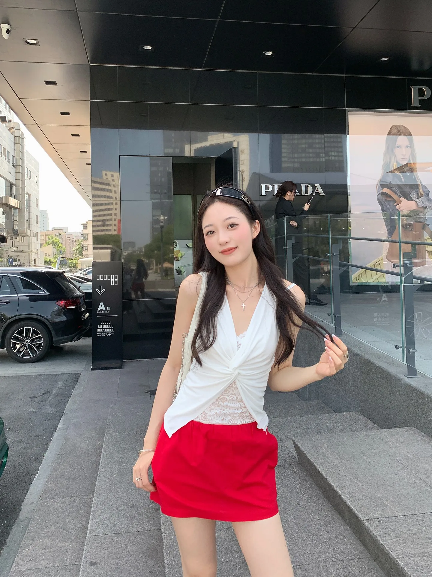 

Sieu Summer 2025 Lace ter Ne Crop Top Women's Sexy Ba V-ne Vest Thin Mist Private Desire Commute Sle ort Length