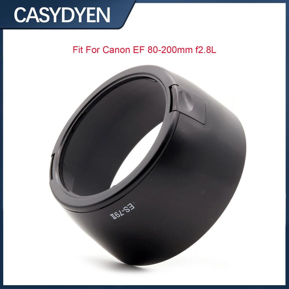 ES-79II Camera Lens Hood For Canon EF 85mm f/1.2L II USM 80-200mm f/2.8L