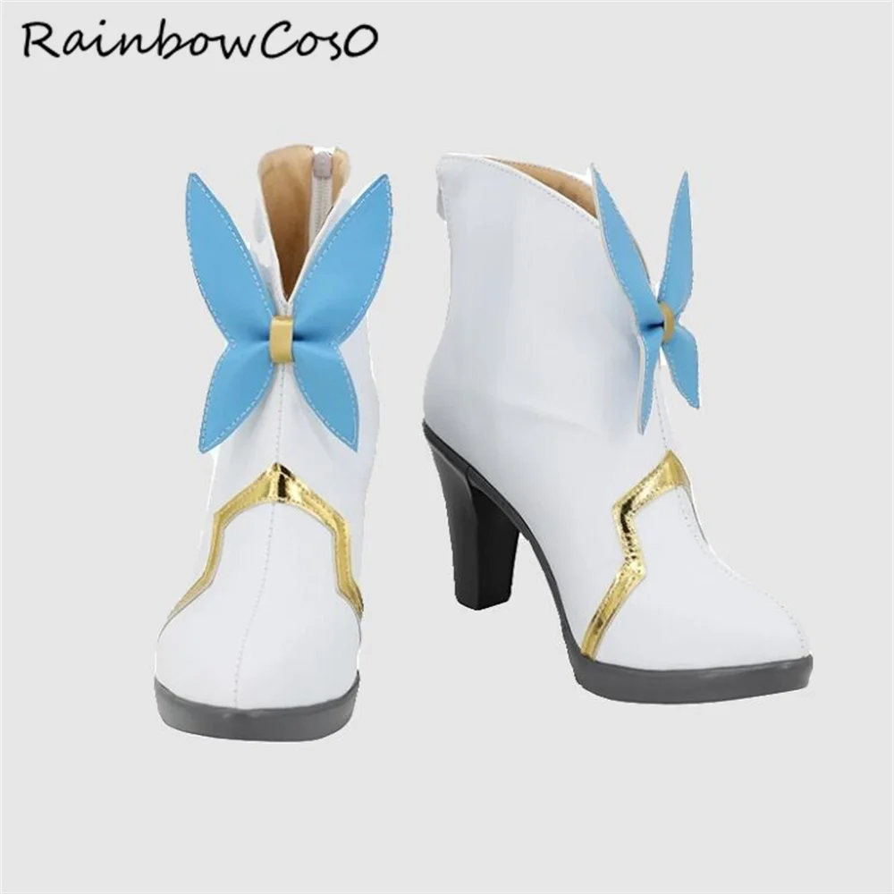 أحذية LaLa TalesRunner التأثيرية أحذية لعبة أنيمي حفلة الهالوين عيد الميلاد RainbowCos0 W3879 #4