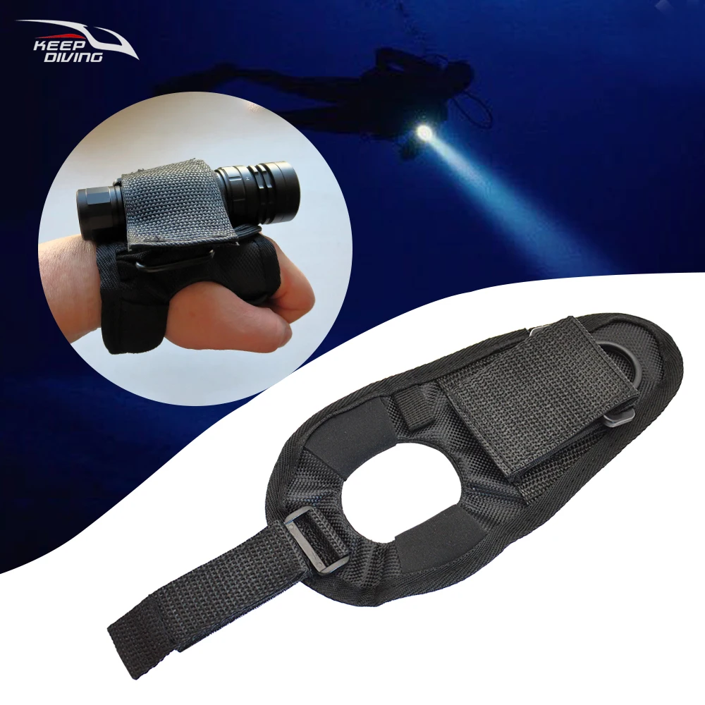 1 PCS Tauchen Taschenlampe Hülse Weiche Neopren Hand Arm Halterung Handgelenk Strap Handschuh LED Taschenlampe Taschenlampe Halter