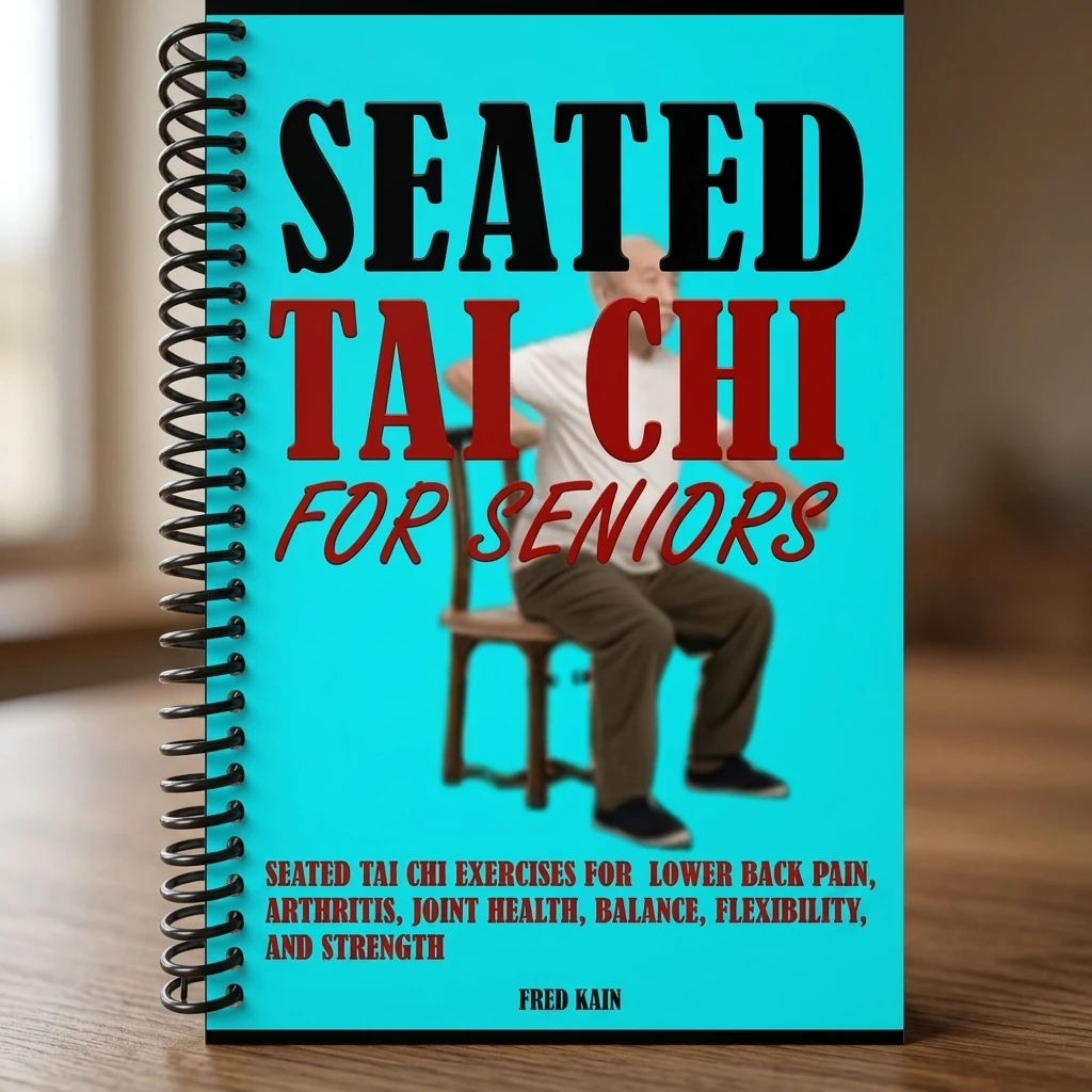 Seated Tai Chi Book For Seniors Spiral-Bound Martial Arts Exercise Manual with Progressive Body Shaping Manual