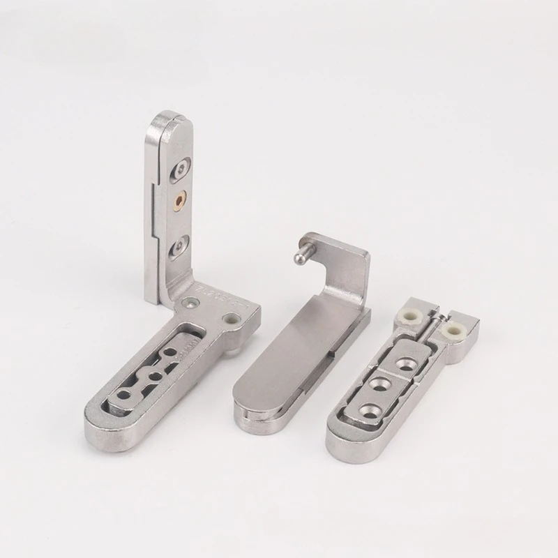Stainless Steel Invisible Hidden Hinge Pivot Top Bottom Axis 3D Adjustable Heavy Duty Door Concealed Hinge