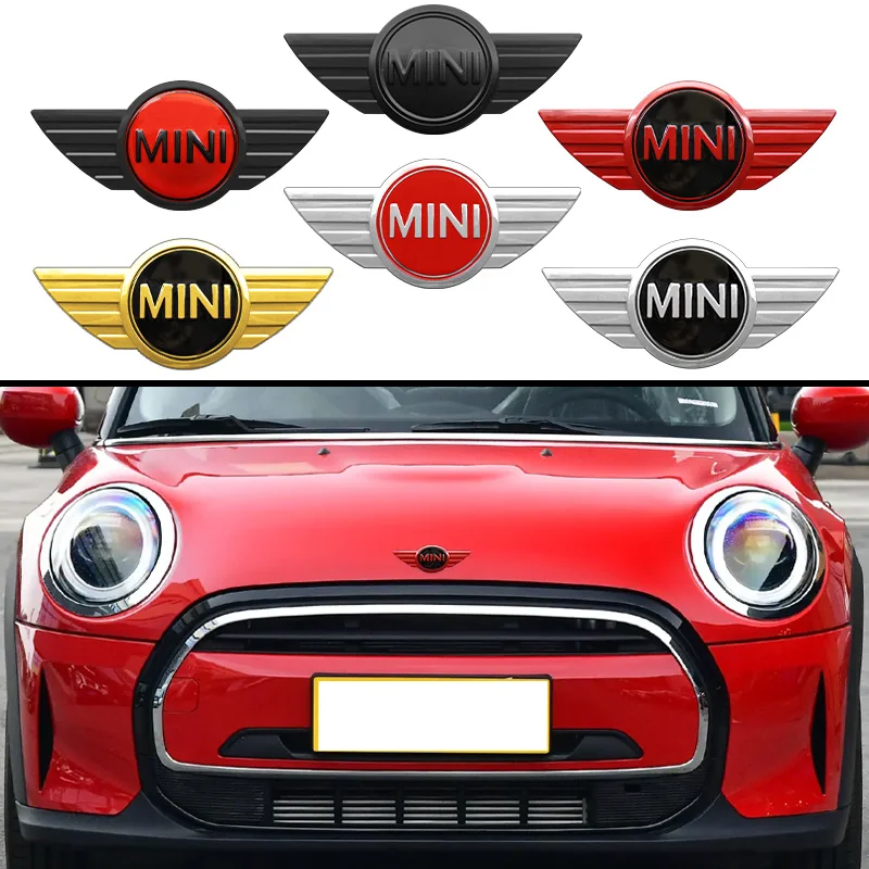 3D Metal Car Body Trunk Tail Stickers Emblem Badge Decoration for Mini Cooper One S JCW Countryman R56 R55 R60 F55 Accessories