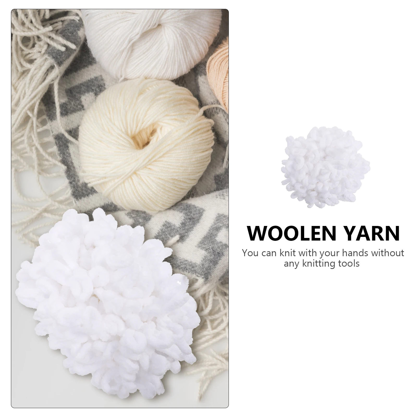 

Woolen Scarf Yarns Crochet Comfortable Handcrafts Material DIY Accessories Knitting Line