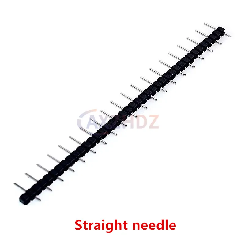 5 шт. 5,08 мм гнездовые и мужские разъемы, однорядные, 1x20-контактные, прямая игла, изогнутая на 90 градусов игла с шляпой 5,08 мм 1*20P