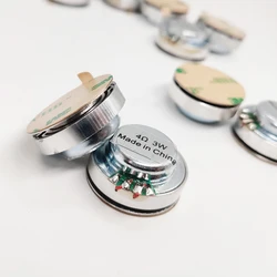 26mm 4Ohm 3W / 8Ohm 3W resonant horn Somatosensory DIY metal structure plane vibration mini audio speaker 1pcs