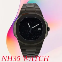 NH35 WATCH 2 Colors 43MM Square NH35 Movement Automatic Mechanical Men's Watch Sapphire Crystal Date Stainless Steel Strap