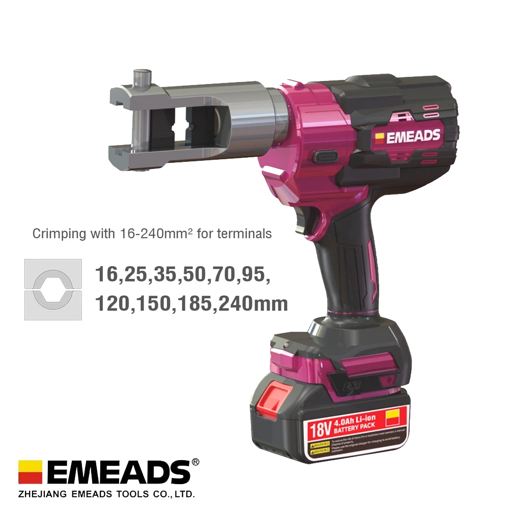 

Automatic High Speed Hydraulic Crimping Tool CD-240H Emeads China Durable Construction Equipment