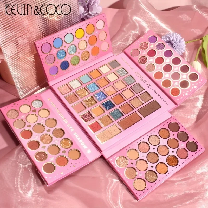 KEVIN&COCO 105 Color Dream Eye Shadow Bright Color Makeup Blush Comprehensive Makeup Disk Pearl Matte Glos