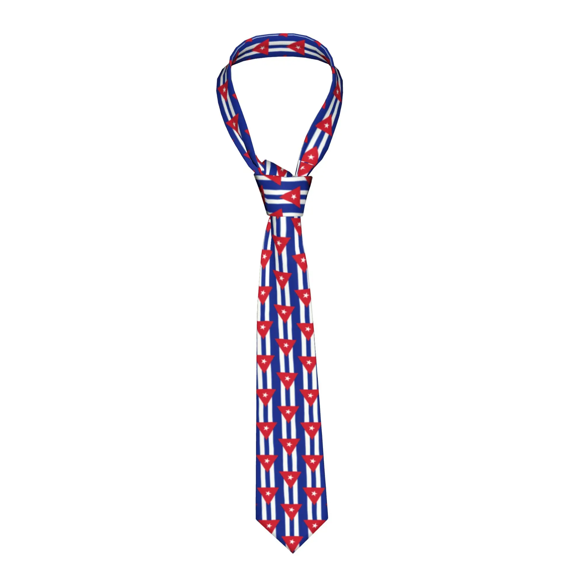 gravatas-de-seda-masculinas-com-bandeira-da-cuba-para-casamento-patriotico